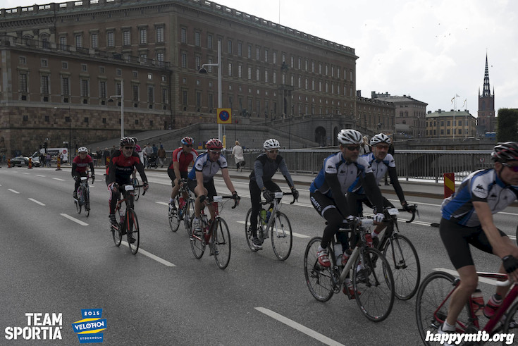 Bild från Velothon Stockholm 2015 - Slottet