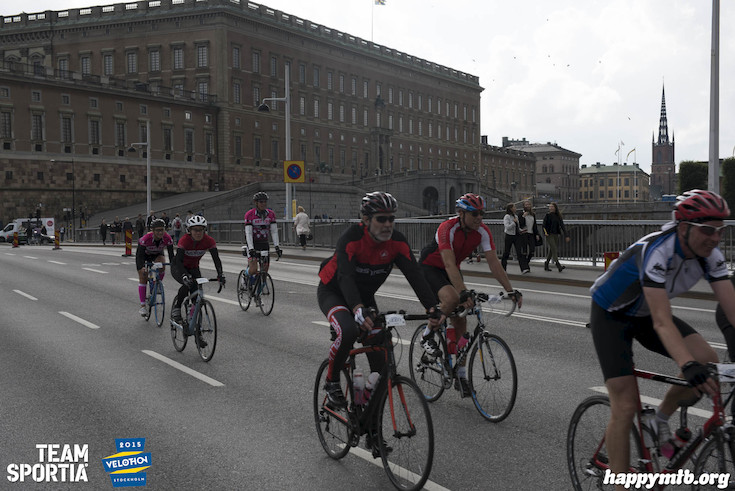 Bild från Velothon Stockholm 2015 - Slottet