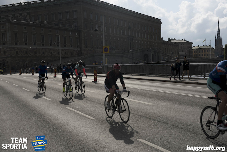 Bild från Velothon Stockholm 2015 - Slottet
