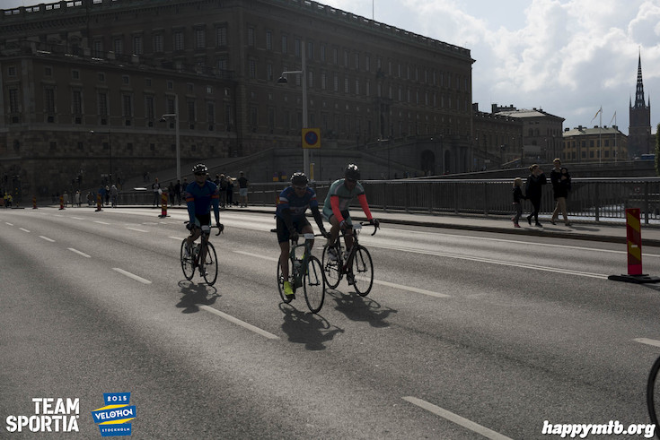 Bild från Velothon Stockholm 2015 - Slottet