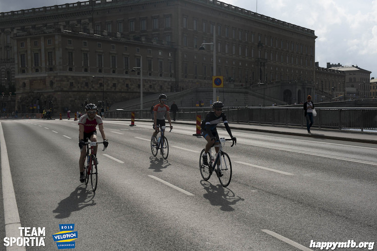 Bild från Velothon Stockholm 2015 - Slottet