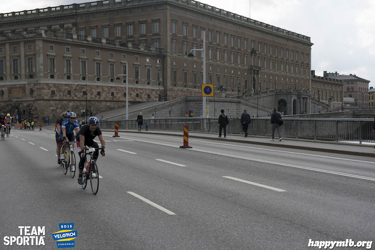 Bild från Velothon Stockholm 2015 - Slottet