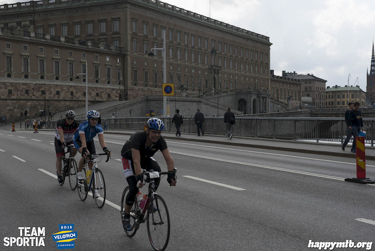 Bild från Velothon Stockholm 2015 - Slottet