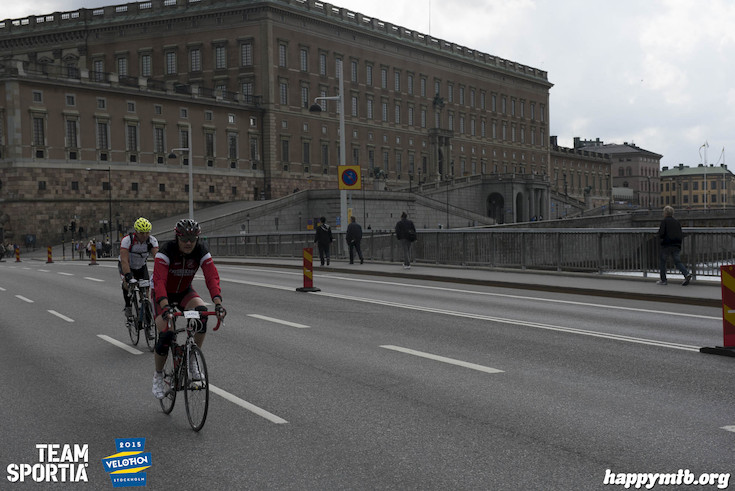 Bild från Velothon Stockholm 2015 - Slottet