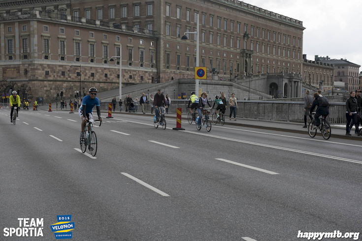 Bild från Velothon Stockholm 2015 - Slottet
