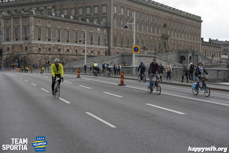 Bild från Velothon Stockholm 2015 - Slottet