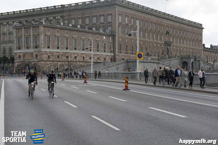 Bild från Velothon Stockholm 2015 - Slottet
