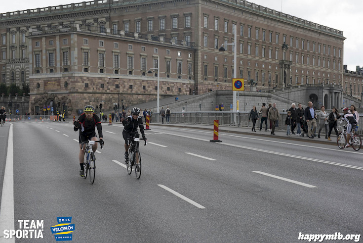 Bild från Velothon Stockholm 2015 - Slottet