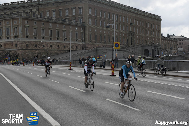 Bild från Velothon Stockholm 2015 - Slottet