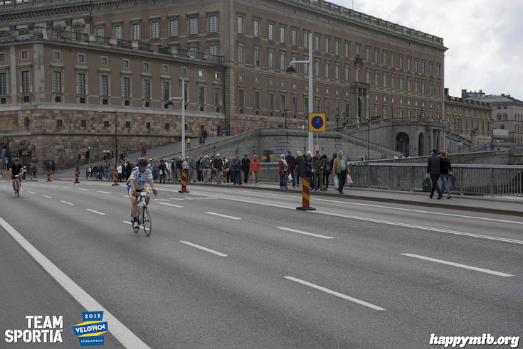 Bild från Velothon Stockholm 2015 - Slottet