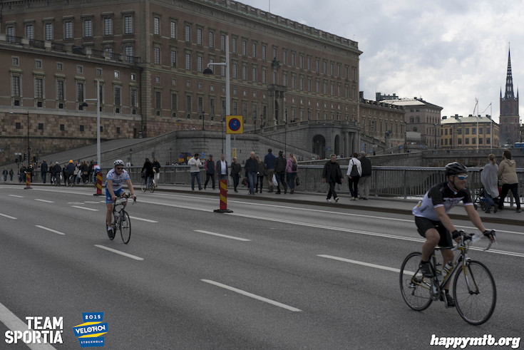 Bild från Velothon Stockholm 2015 - Slottet