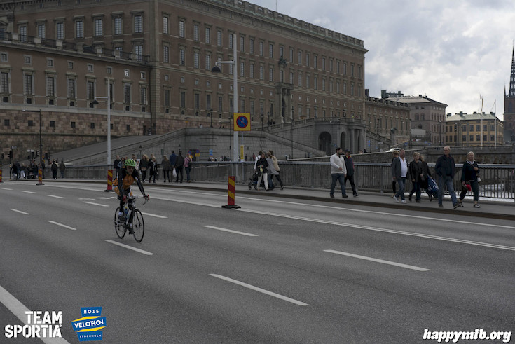 Bild från Velothon Stockholm 2015 - Slottet
