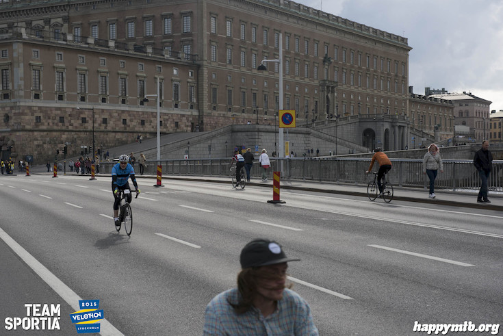 Bild från Velothon Stockholm 2015 - Slottet