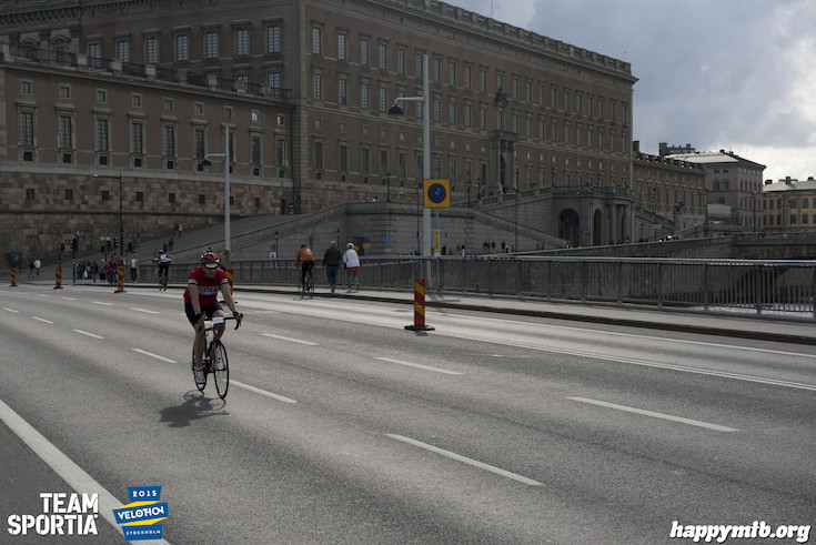 Bild från Velothon Stockholm 2015 - Slottet