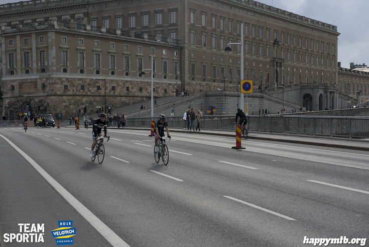 Bild från Velothon Stockholm 2015 - Slottet