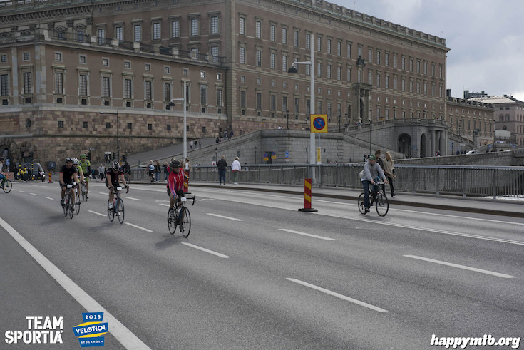Bild från Velothon Stockholm 2015 - Slottet