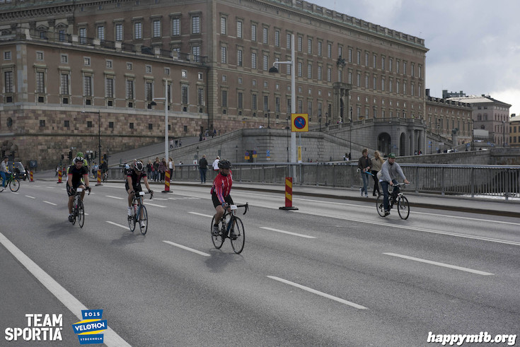Bild från Velothon Stockholm 2015 - Slottet