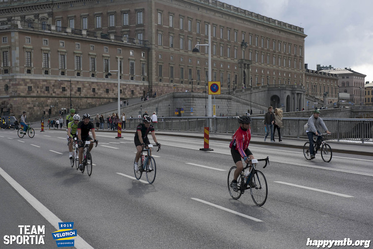 Bild från Velothon Stockholm 2015 - Slottet