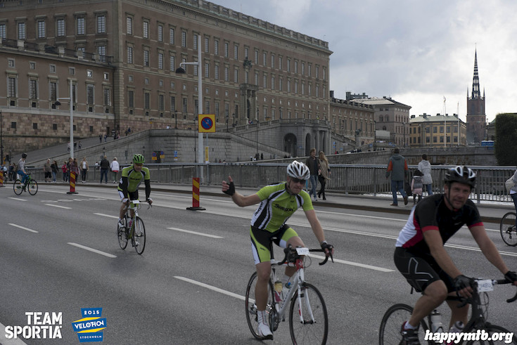 Bild från Velothon Stockholm 2015 - Slottet