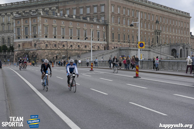 Bild från Velothon Stockholm 2015 - Slottet