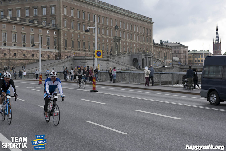 Bild från Velothon Stockholm 2015 - Slottet