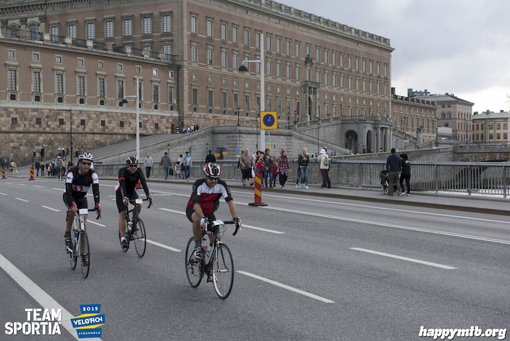 Bild från Velothon Stockholm 2015 - Slottet