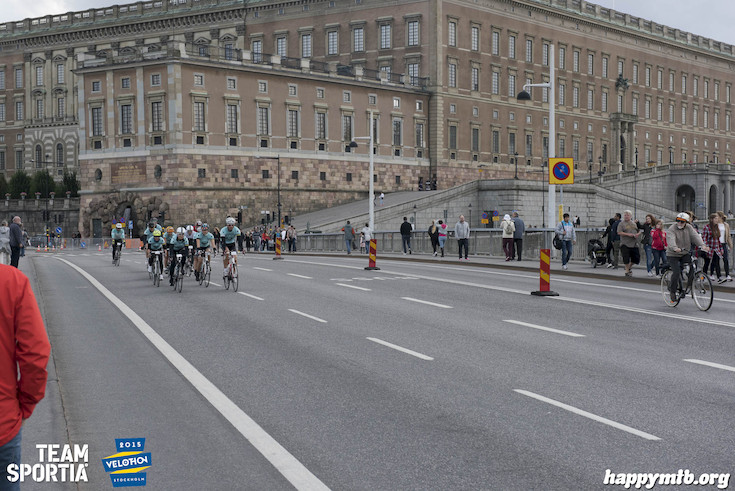 Bild från Velothon Stockholm 2015 - Slottet