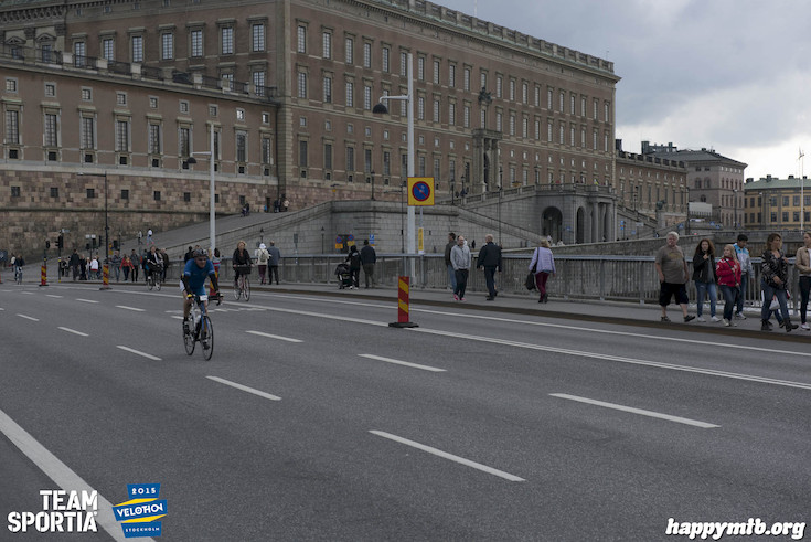 Bild från Velothon Stockholm 2015 - Slottet