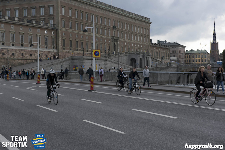 Bild från Velothon Stockholm 2015 - Slottet