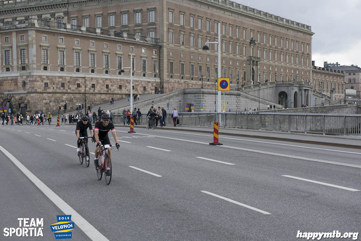 Bild från Velothon Stockholm 2015 - Slottet