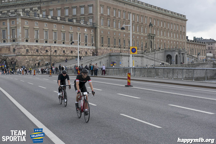 Bild från Velothon Stockholm 2015 - Slottet