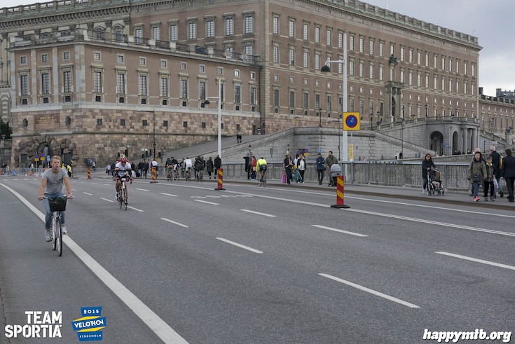 Bild från Velothon Stockholm 2015 - Slottet