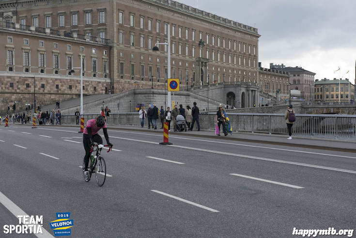 Bild från Velothon Stockholm 2015 - Slottet