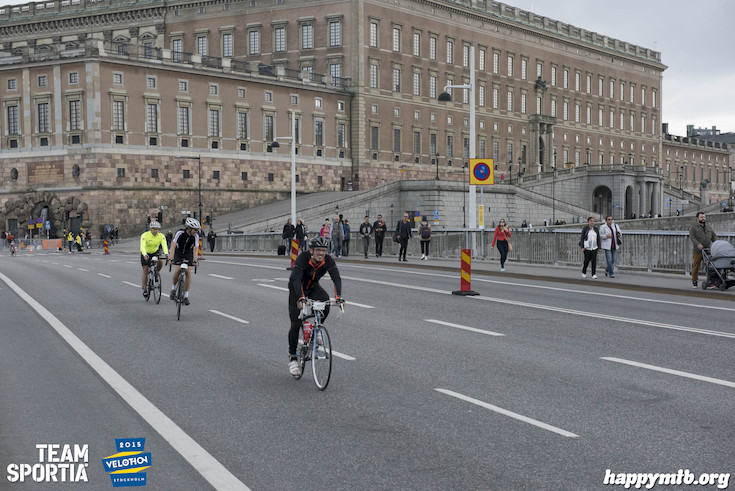 Bild från Velothon Stockholm 2015 - Slottet