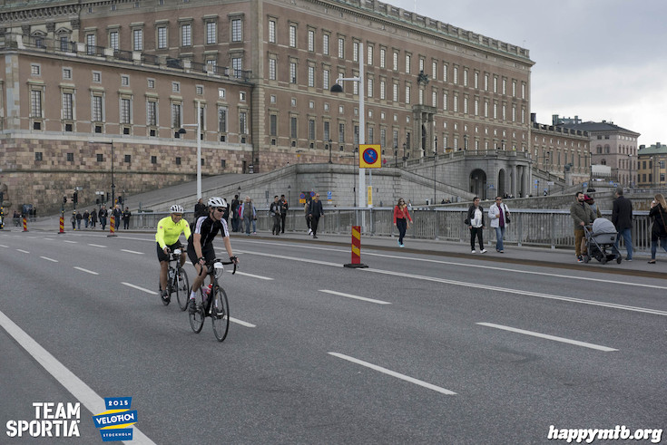 Bild från Velothon Stockholm 2015 - Slottet