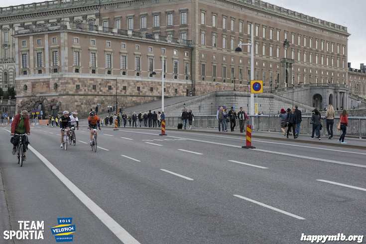 Bild från Velothon Stockholm 2015 - Slottet