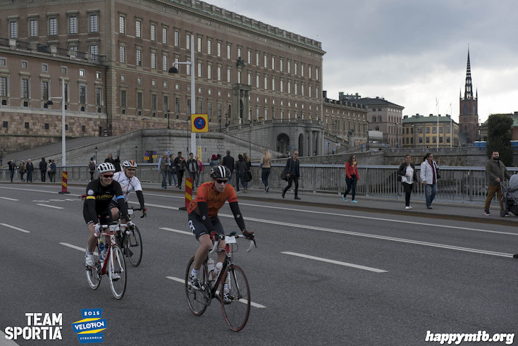 Bild från Velothon Stockholm 2015 - Slottet