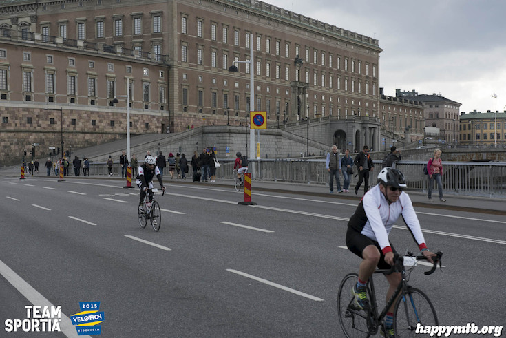 Bild från Velothon Stockholm 2015 - Slottet