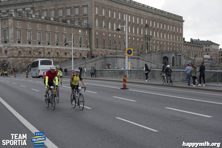 Bild från Velothon Stockholm 2015 - Slottet
