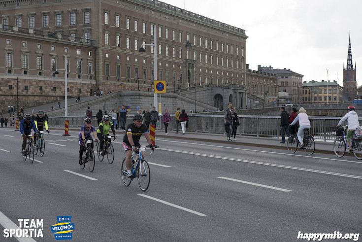 Bild från Velothon Stockholm 2015 - Slottet