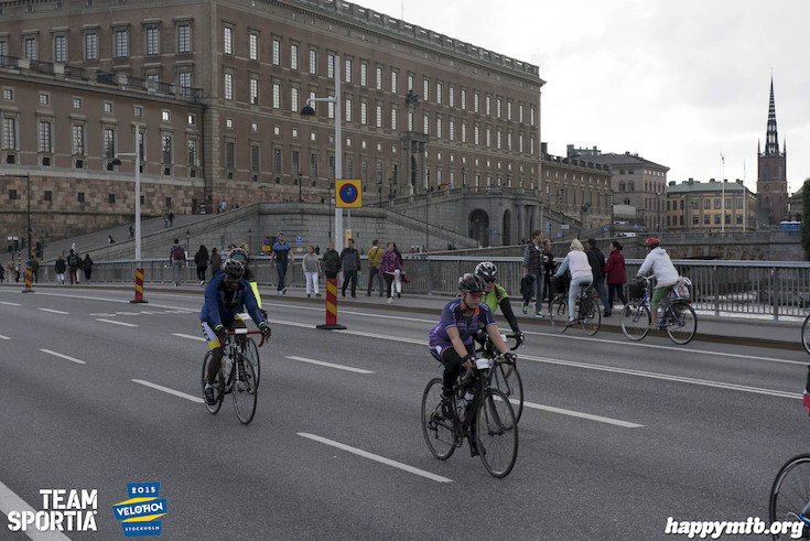 Bild från Velothon Stockholm 2015 - Slottet