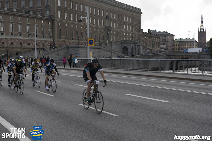 Bild från Velothon Stockholm 2015 - Slottet