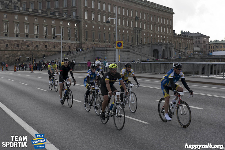 Bild från Velothon Stockholm 2015 - Slottet
