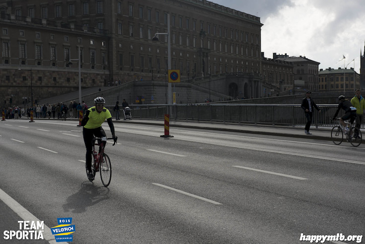 Bild från Velothon Stockholm 2015 - Slottet