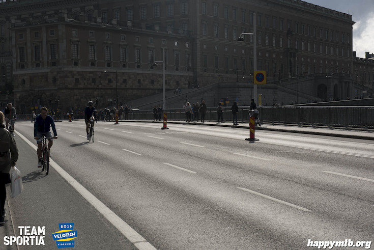 Bild från Velothon Stockholm 2015 - Slottet