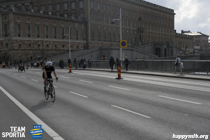 Bild från Velothon Stockholm 2015 - Slottet