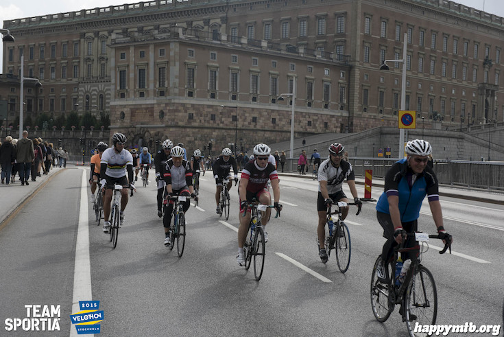 Bild från Velothon Stockholm 2015 - Slottet