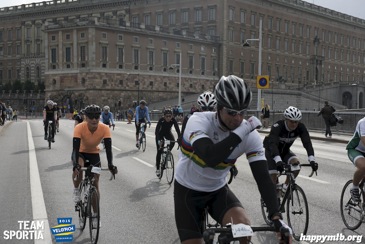 Bild från Velothon Stockholm 2015 - Slottet