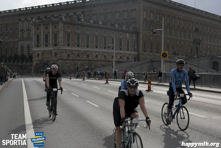 Bild från Velothon Stockholm 2015 - Slottet