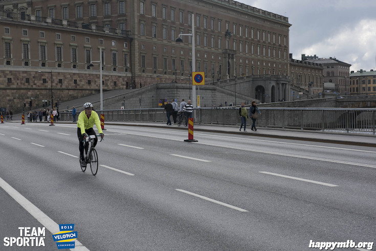 Bild från Velothon Stockholm 2015 - Slottet